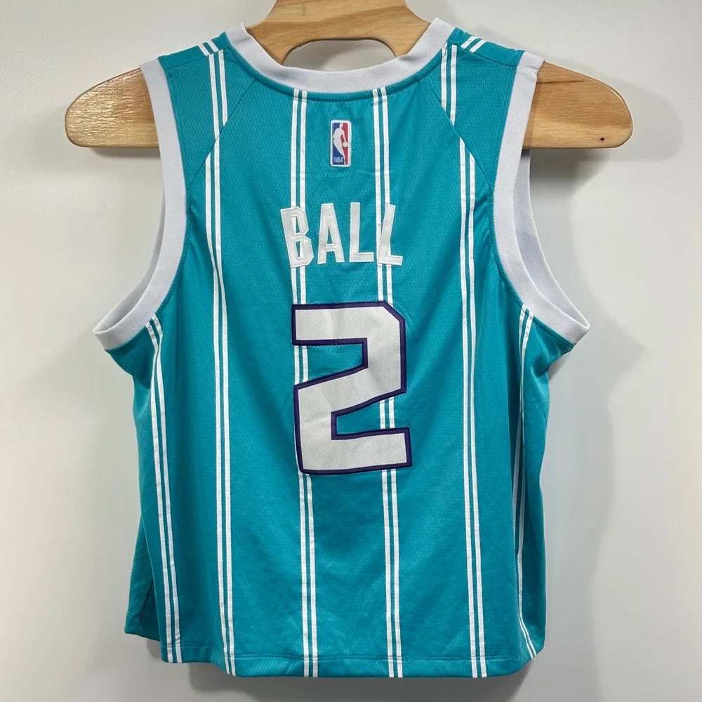 LaMelo Ball Charlotte Hornets #2 Jersey Mens 52 XL Nike Jordan Swingman Teal NBA